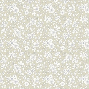 Flower Show Maddsie Sihouette Pebble - Liberty Fabrics - PER QUARTER METRE Flower Show Maddsie Sihouette Pebble - Liberty Fabrics - PER QUARTER METRE