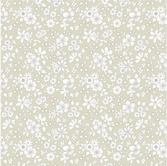 Flower Show Maddsie Sihouette Pebble - Liberty Fabrics - PER QUARTER METRE Flower Show Maddsie Sihouette Pebble - Liberty Fabrics - PER QUARTER METRE