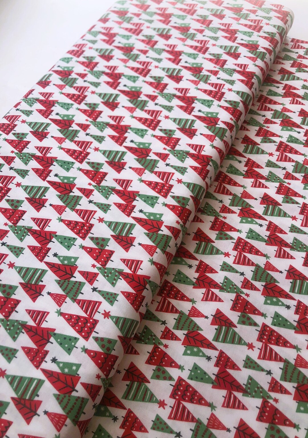 Liberty Christmas Fabric by the Fat Quarter/half Metre/metre Red Green