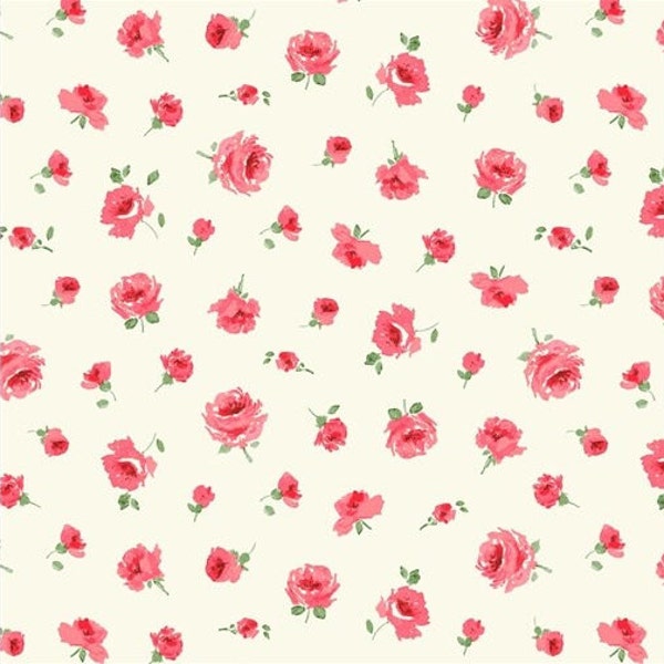 Tissu Liberty, Flower Show Midsummer, Mary Rose Lasenby Cotton par le gros quart/demi-mètre/mètre tissu de courtepointe florale robe ditsy