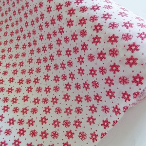 Christmas Snowflake Polycotton Fabric - by the metre bild 3
