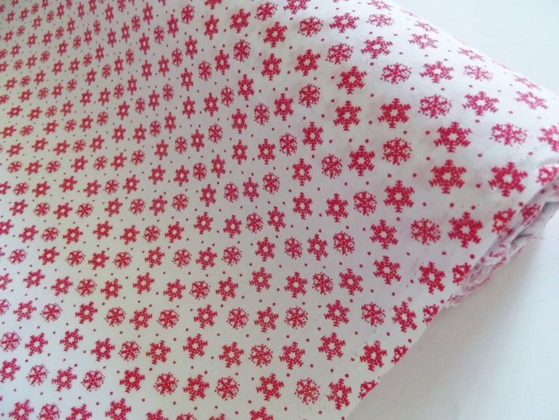 Christmas Snowflake Polycotton Fabric - by the metre bild 3
