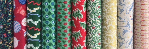 Liberty Fabrics Woodland Christmas Jelly Roll — Block Party Quilt Co Precut  Quilt Kits