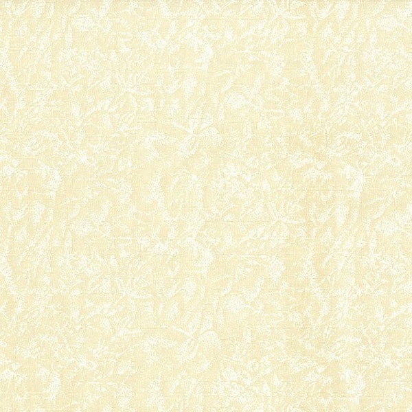 Reste de tissu Michael Miller Fairy Frost, tissu en coton métallisé nacré, CMO376 crème jaune clair glacée