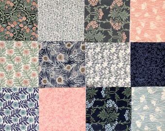 Liberty Fabric Hesketh House Bundle 8 Fabrics 100% Lasenby Cotton Available Fat Quarters Metres Half Metre