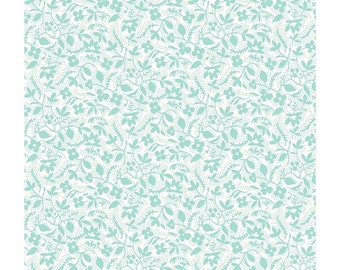 Liberty Fabric cotton by the fat quarter/half metre/metre Artists Home Collection Yolande Blossom floral  green home decor dress fabric