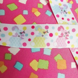 Easter Bunny Grosgrain Ribbon, 22mm 2 metres image 5