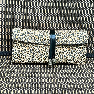 Leopard Muster Stoff Tarot Kartenverpackung / Affirmation Kartenverpackung / Lesetuch / Schmuckverpackung