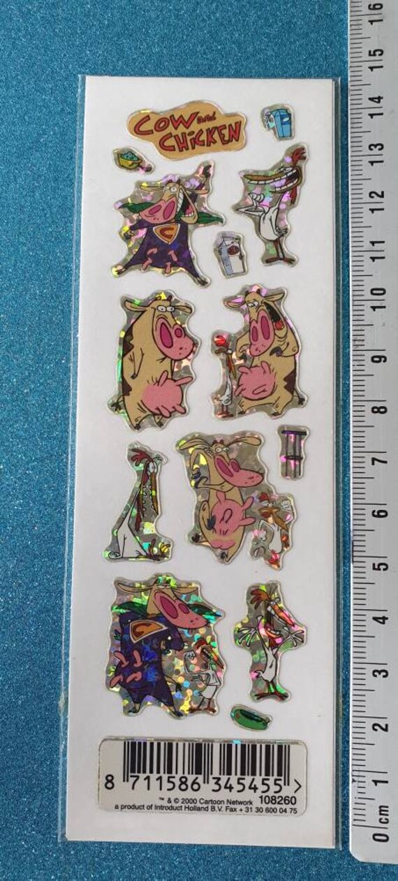 12 Sheets Glitter Cute Cat Cartoon Stickers for Photocards Collage