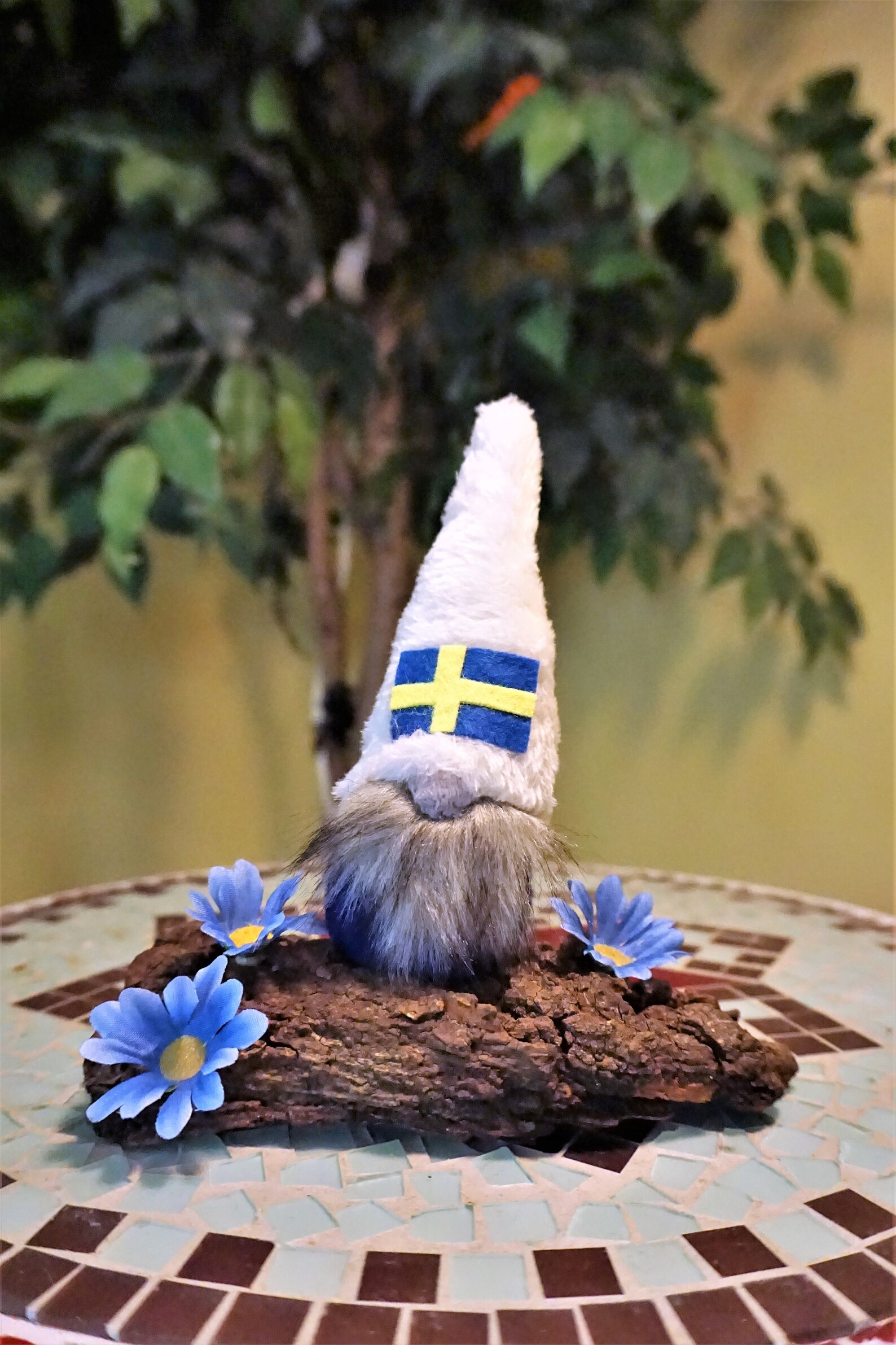 GNOME WITH SWEDISHFLAG Swedish gnome Nordic design Etsy
