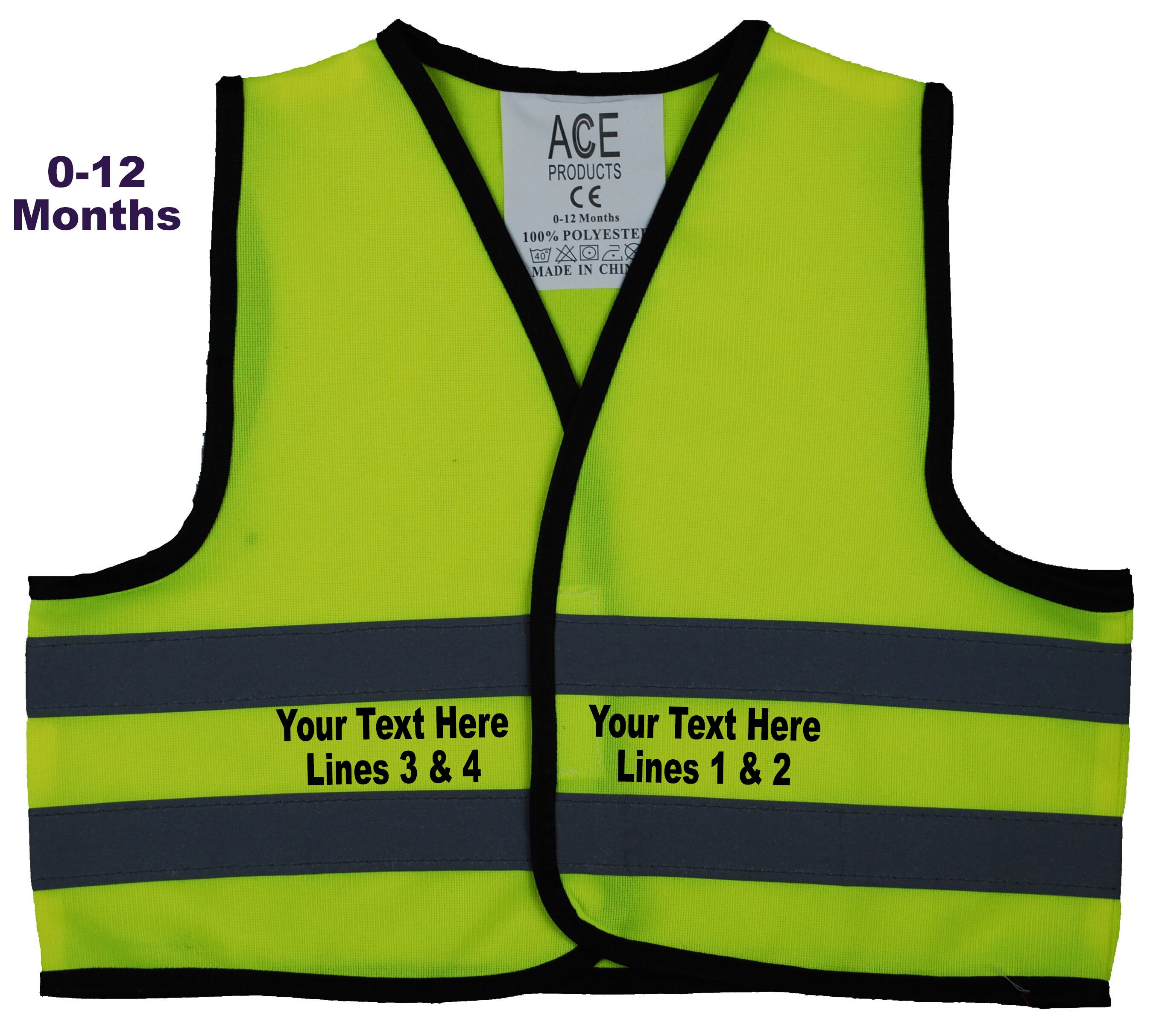 Police Waistcoat Kids Hi Vis Vest - Brook Hivis - High Quality