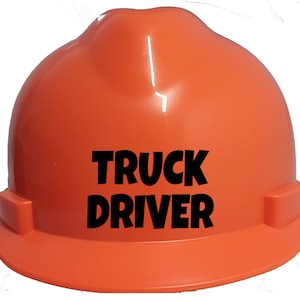 Children's Hard Hat Truck Driver Kids, Toddler Safety Construction Helmet with Chin Strap One Size for 1-12 Years Approx. Lorry