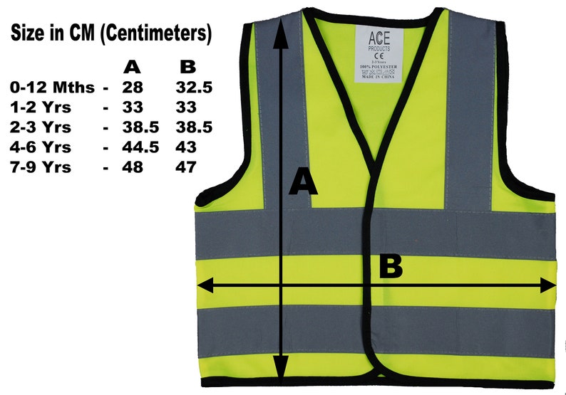 Young Rider Baby, Children's, Kids, Toddler Yellow Hi Vis Safety Jacket Sizes 0 to 9 Years Optional Personalised On Front Yellow. Horse image 9