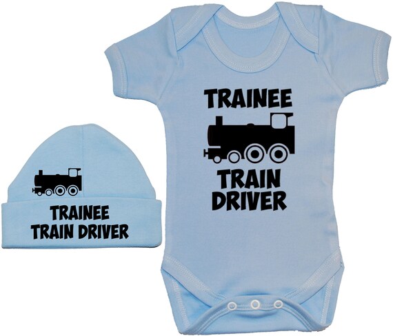 Trainee Train Driver Baby Bodysuit 