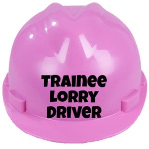 Children's Hard Hat Trainee Lorry Driver Kids, Toddler Safety Construction Helmet with Chin Strap One Size for 1-12 Years Approx.