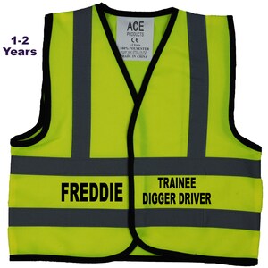 Buy Train Driver Baby/Children/Kids Hi Vis Safety Jacket/Vest Sizes 0 - View #9