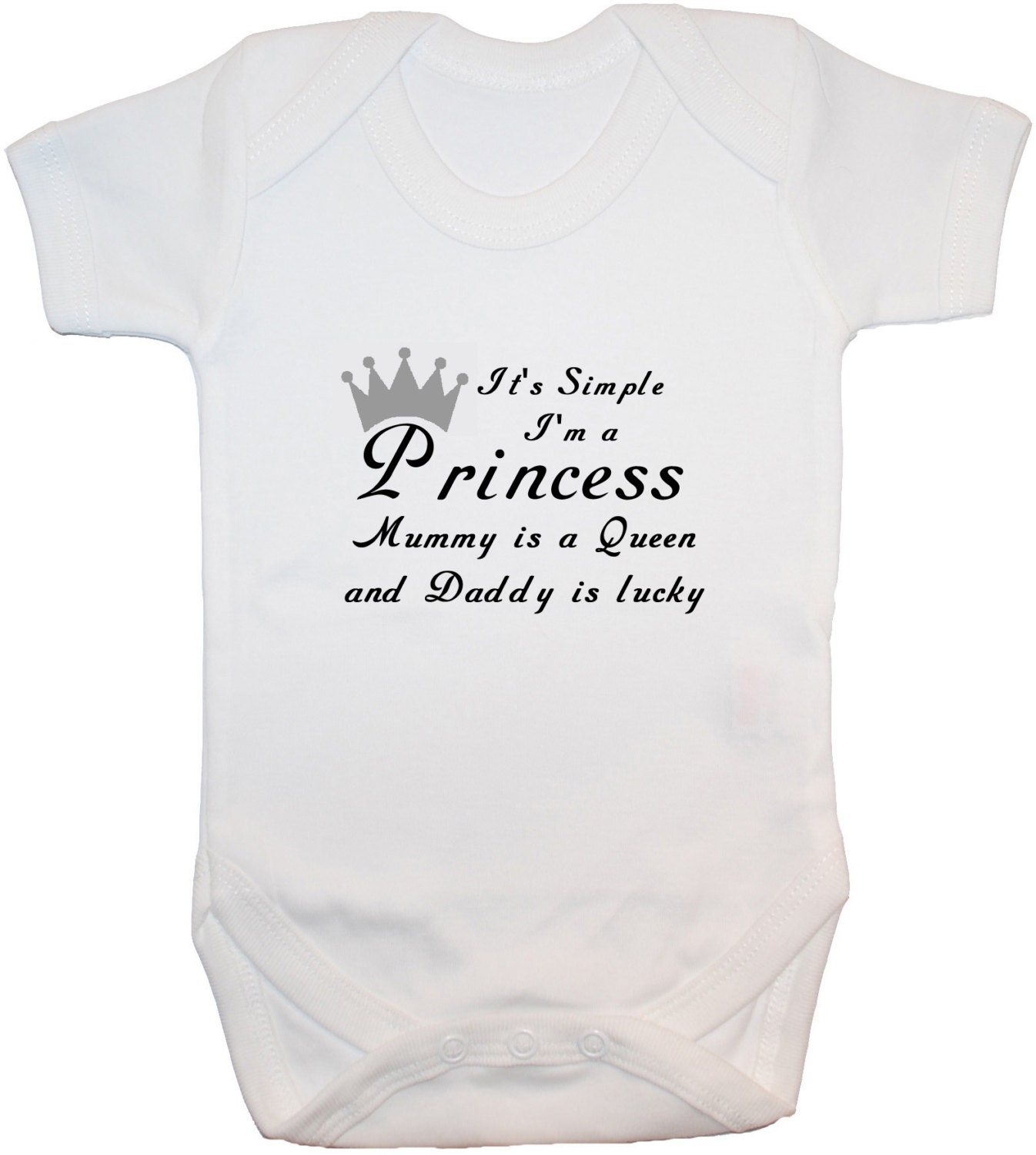 I'm a Princess..Babygrow Bodysuit Romper Vest T-Shirt Newborn-24m Gift Boy Girl 