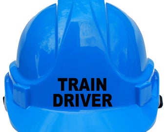 Train Driver Children, Kids Hard Hat Safety Construction Helmet with Chin Strap One Size Adjustable for 1-7 Years Approx. Unisex