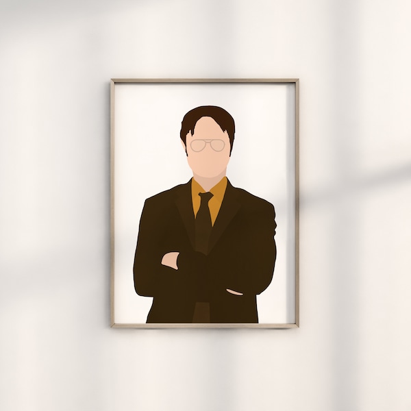 Dwight Schrute Portrait - Etsy