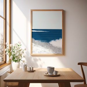 Ocean Waves Art Print Abstract Beach Art Instant Download Digital Download Printable Wall Art image 4