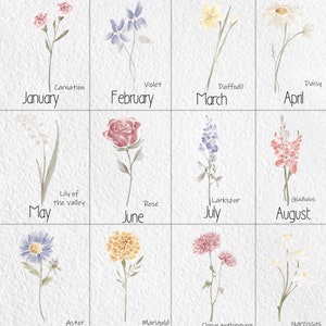 CUSTOM Birth Month Flower Coffee Cup | Mother's Day Gift | Personalized Coffee Mug | Plant Lover Mom | Teacher Appreciation Gift Under 20 image 4