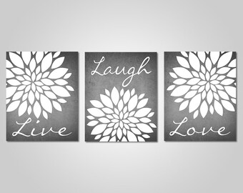 flower wall art etsy