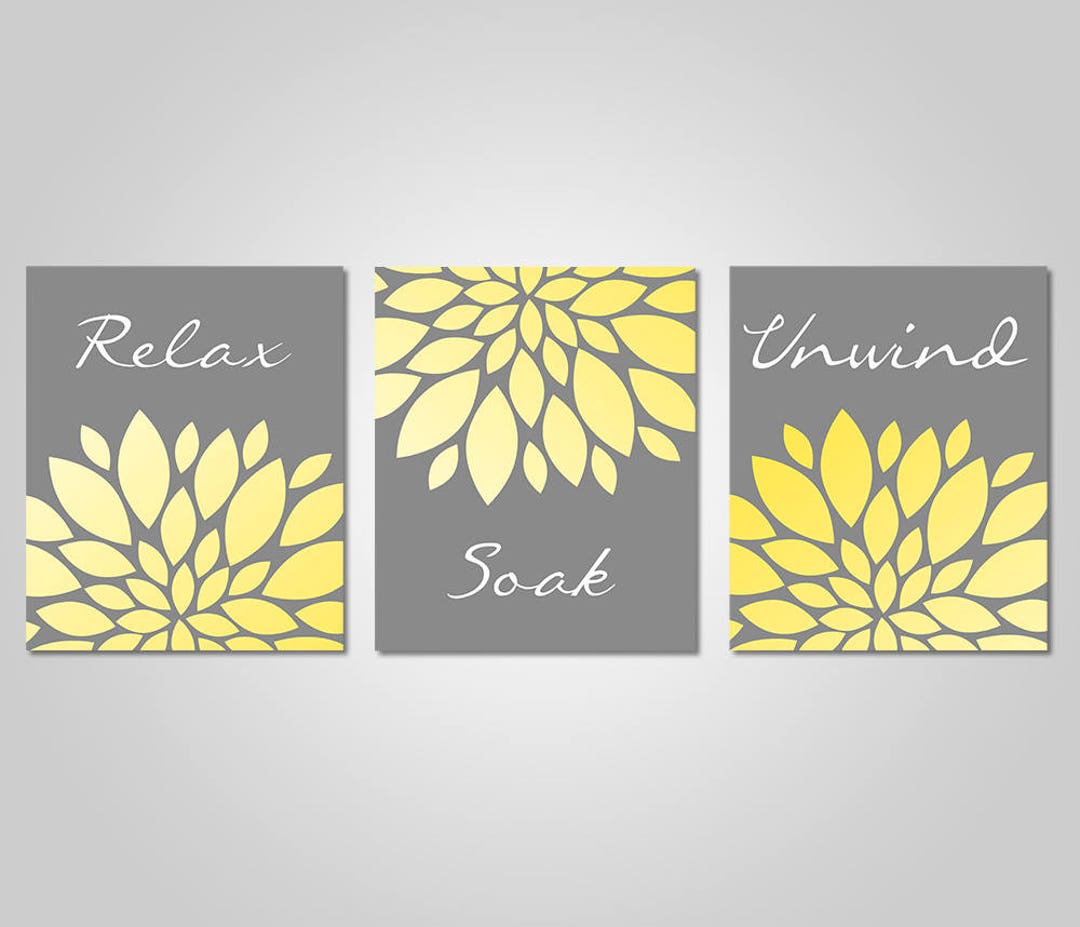 Bathroom Wall Art Yellow Grey Bathroom Wall Art Yellow Grey Bathroom