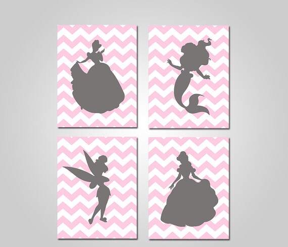 Disney Princess Bedroom Wall Art Princess Printable Wall Decor Princess Wall Art Printable Wall Art Instant Download