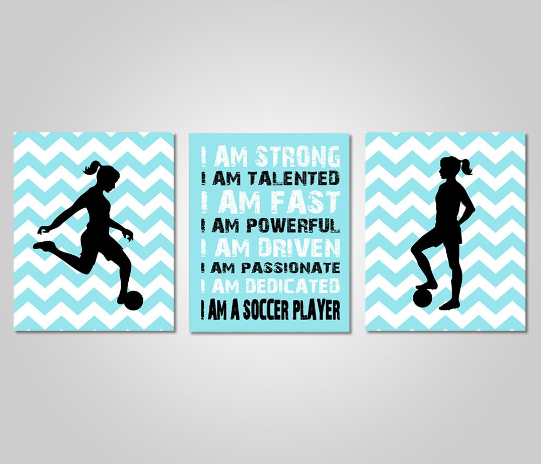 Soccer Wall Art - Soccer Wall Decor - Soccer Prints - DIY Printable ...