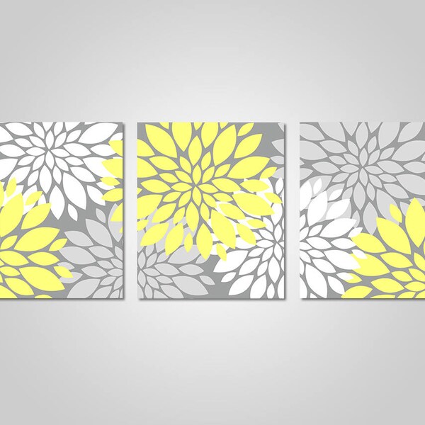 Flower Burst Print Etsy