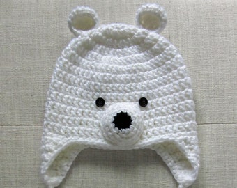 Polar bear hat, Christmas gifts for women, Christmas gifts for teenage girls, stocking stuffers for teens,