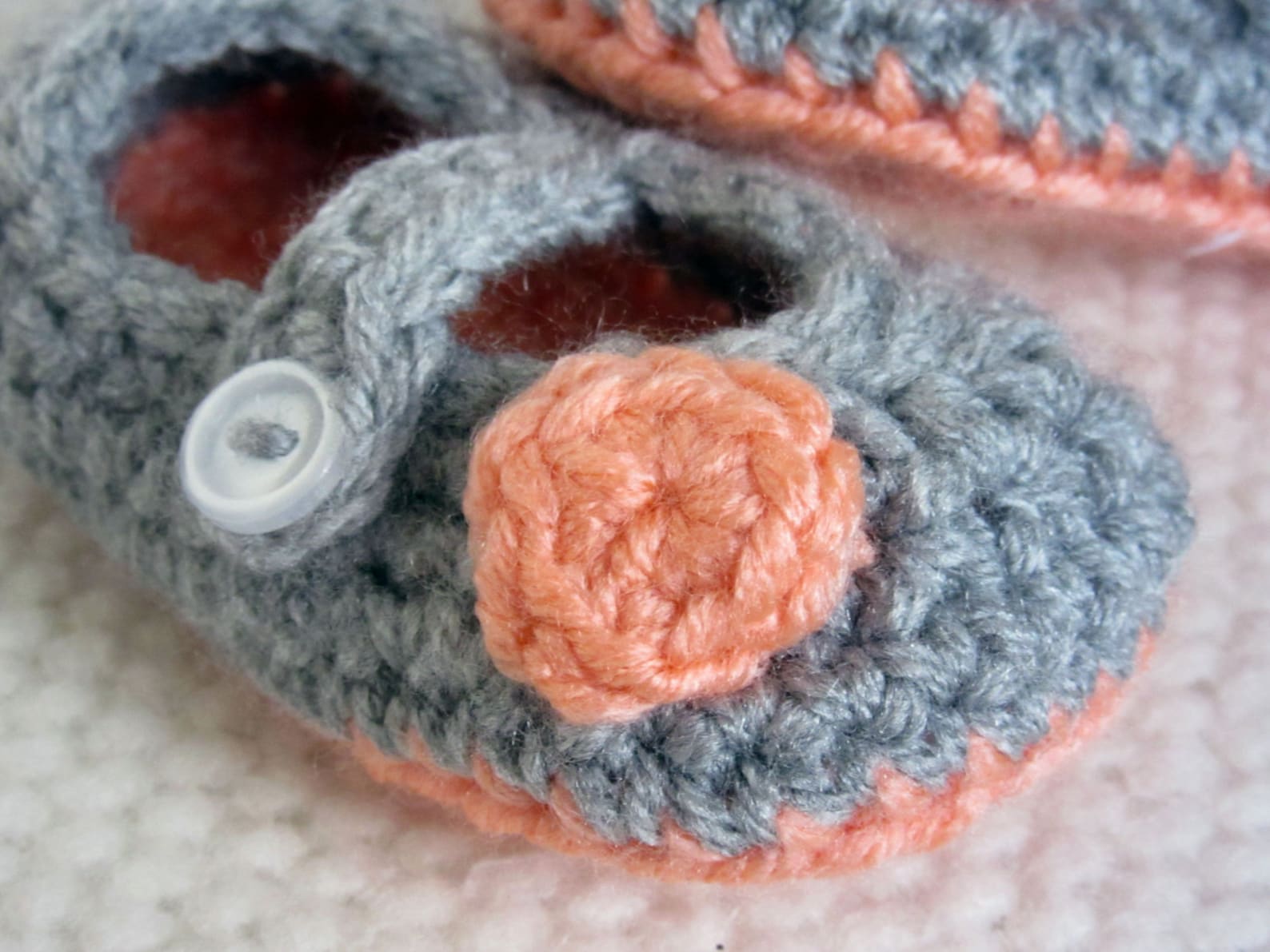 Crochet Mary Jane Baby Booties crochet baby shoes baby shoes Etsy