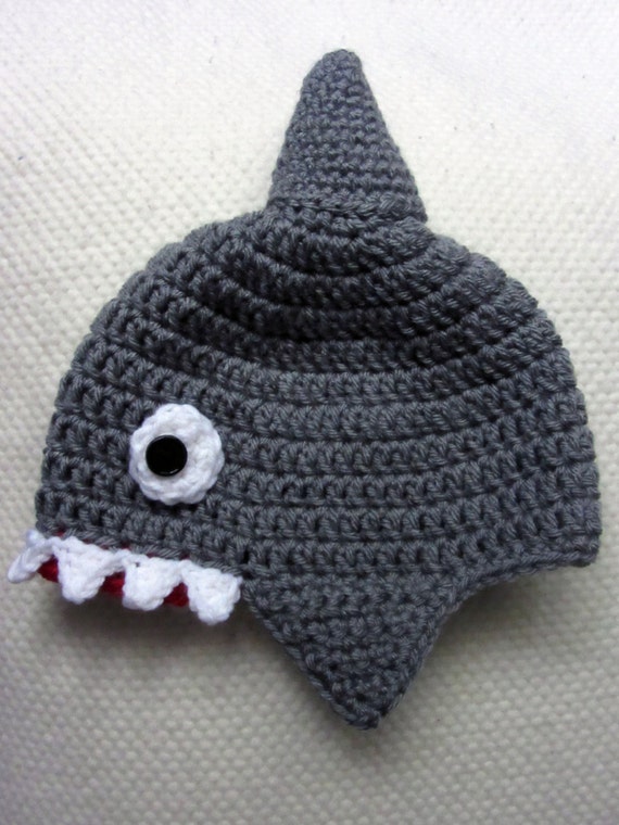 Tuque Requin Requin Semaine Chapeaux Au Crochet Pour Enfants Cadeau Enfant Bonnet De Bebe Au Crochet