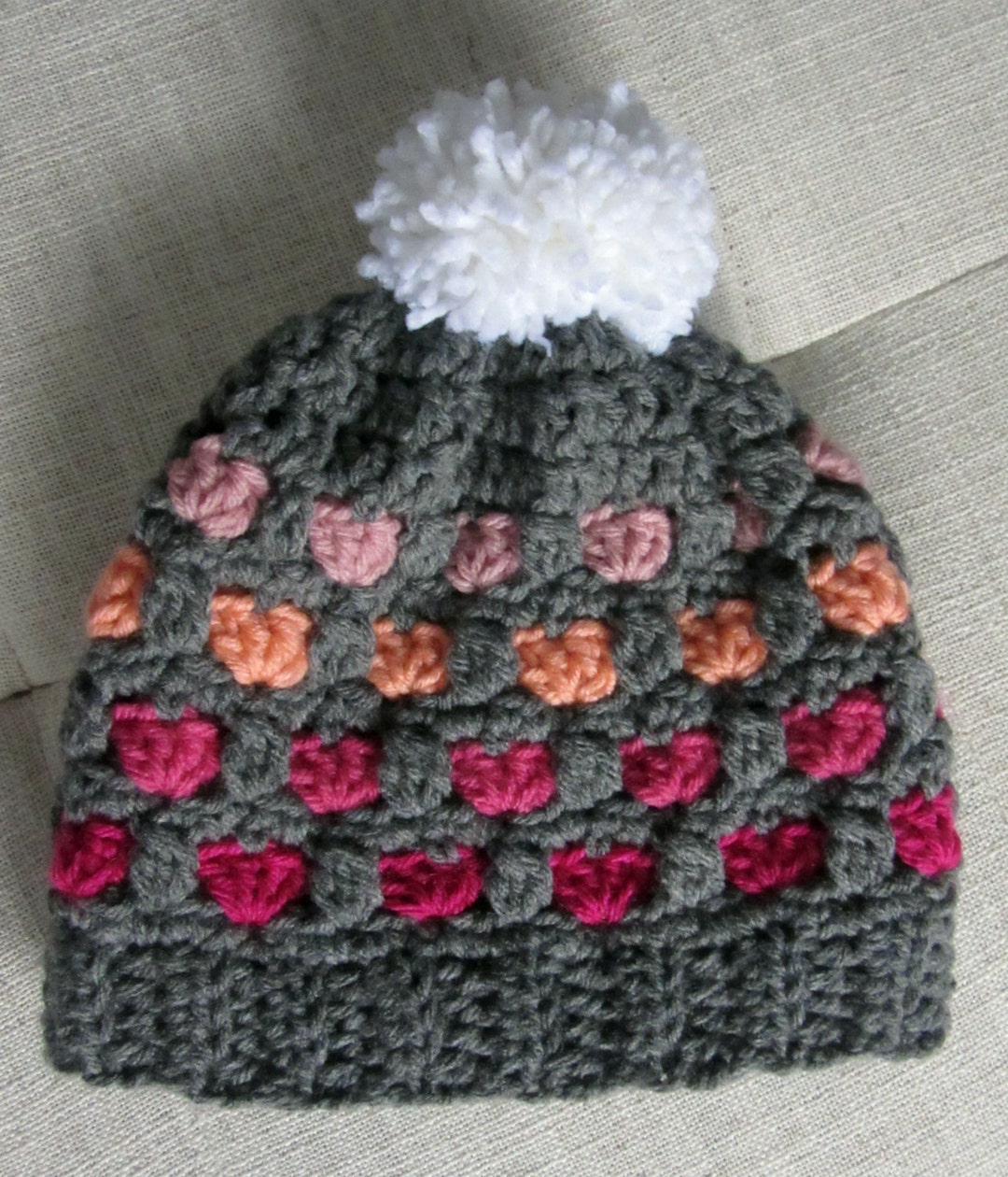 Bonnet Tricoté Main En Laine Acrylique Pour Bébé/toddler - Couleur Rosewood/marron, Taille Unique, Style Hiver