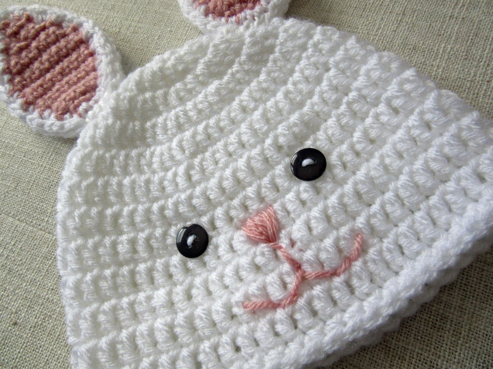 Crochet bunny hat crochet Easter hat bunny hat Easter gift | Etsy
