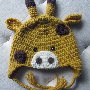 Crochet giraffe hat, Christmas gift for teenage girls, stocking stuffers for teens, Christmas gift for women, giraffe gift for women