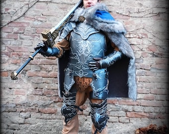Wolf Knight cosplay armor (PVC plastic)