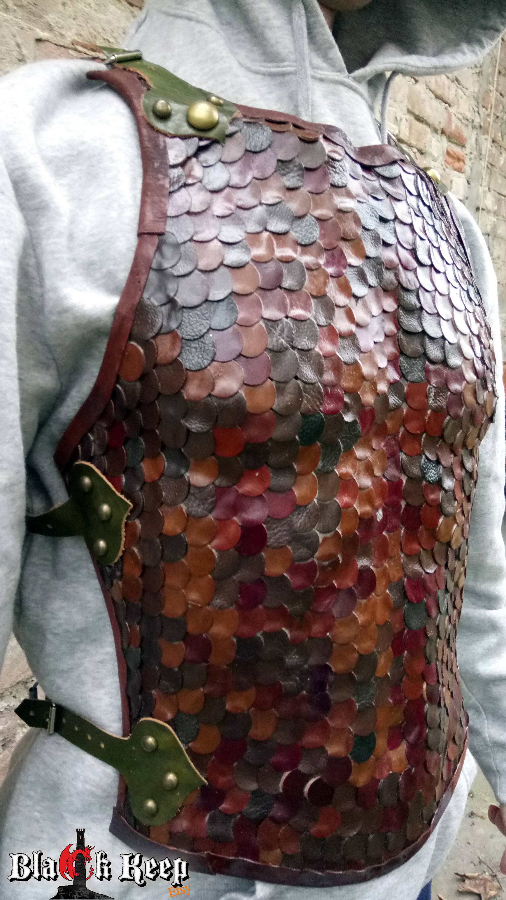 Leather Scale Armor Etsy