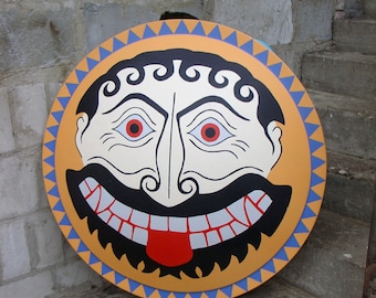 CUSTOM ORDER Greek shield (gorgon patern)
