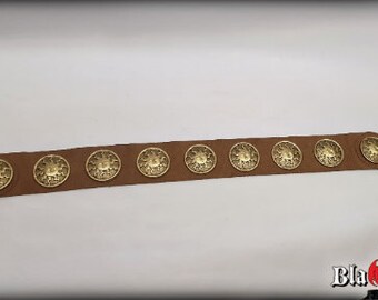 Leather Belt with ornaments