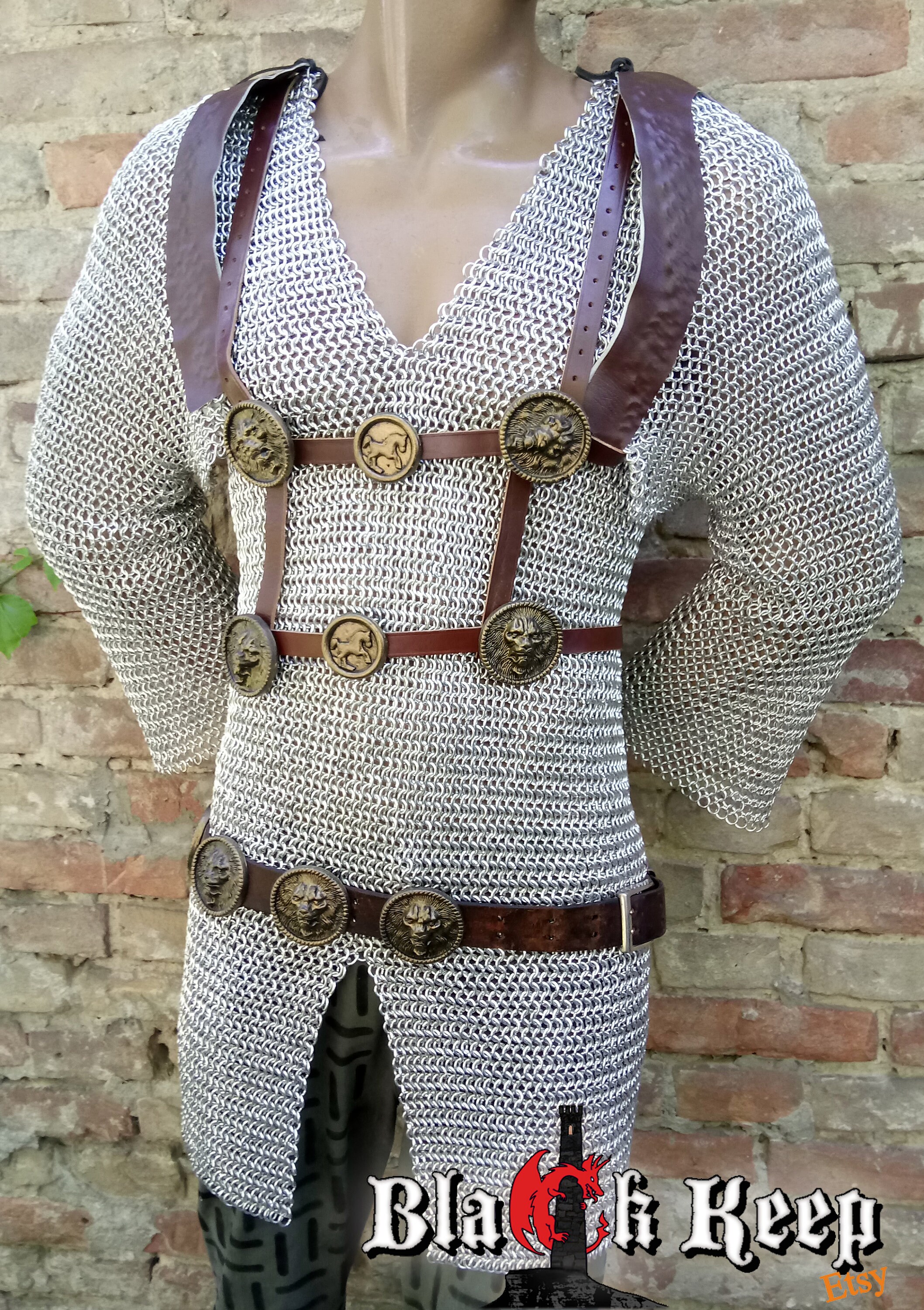 Armure complète de Cotte de mailles Etsy