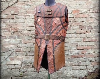 Leather scale coat ( larp and cosplay )