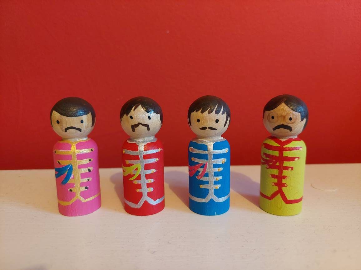 ビートルズ ボブルヘッド 4体セット Beatles bobble head - Etsy 日本