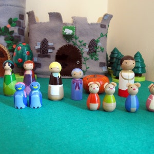 Cinderella Peg doll set