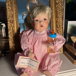 From the  Ashton-Drake Galleries - Beautiful Porcelain Baby Doll &quot;All Gone&quot;