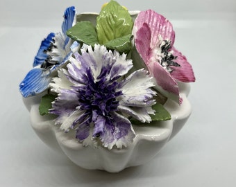 ヴィンテージ Sanbo ボーンチャイナ置物 - 2 個セット - Etsy 日本