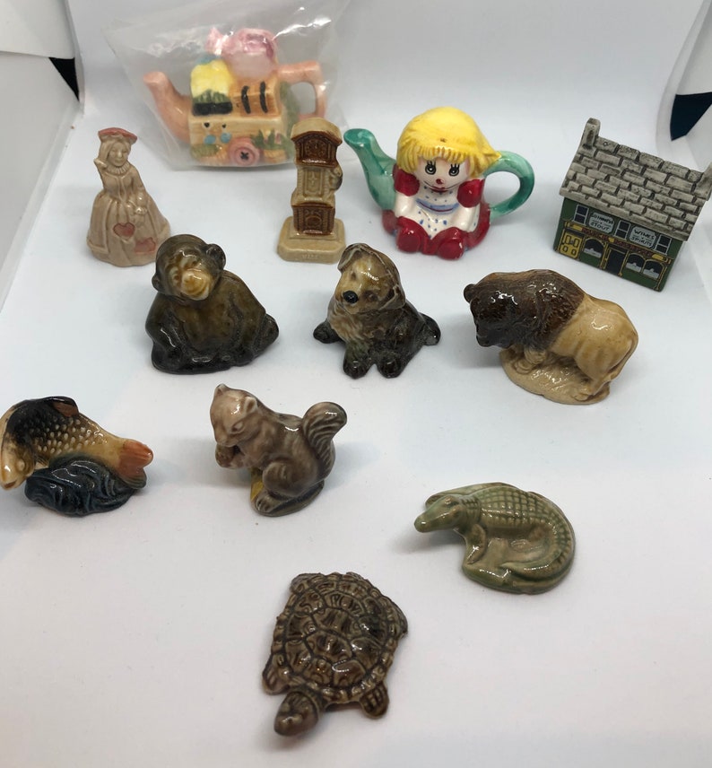 Vintage Red Rose Wade Figurines price/figure Etsy