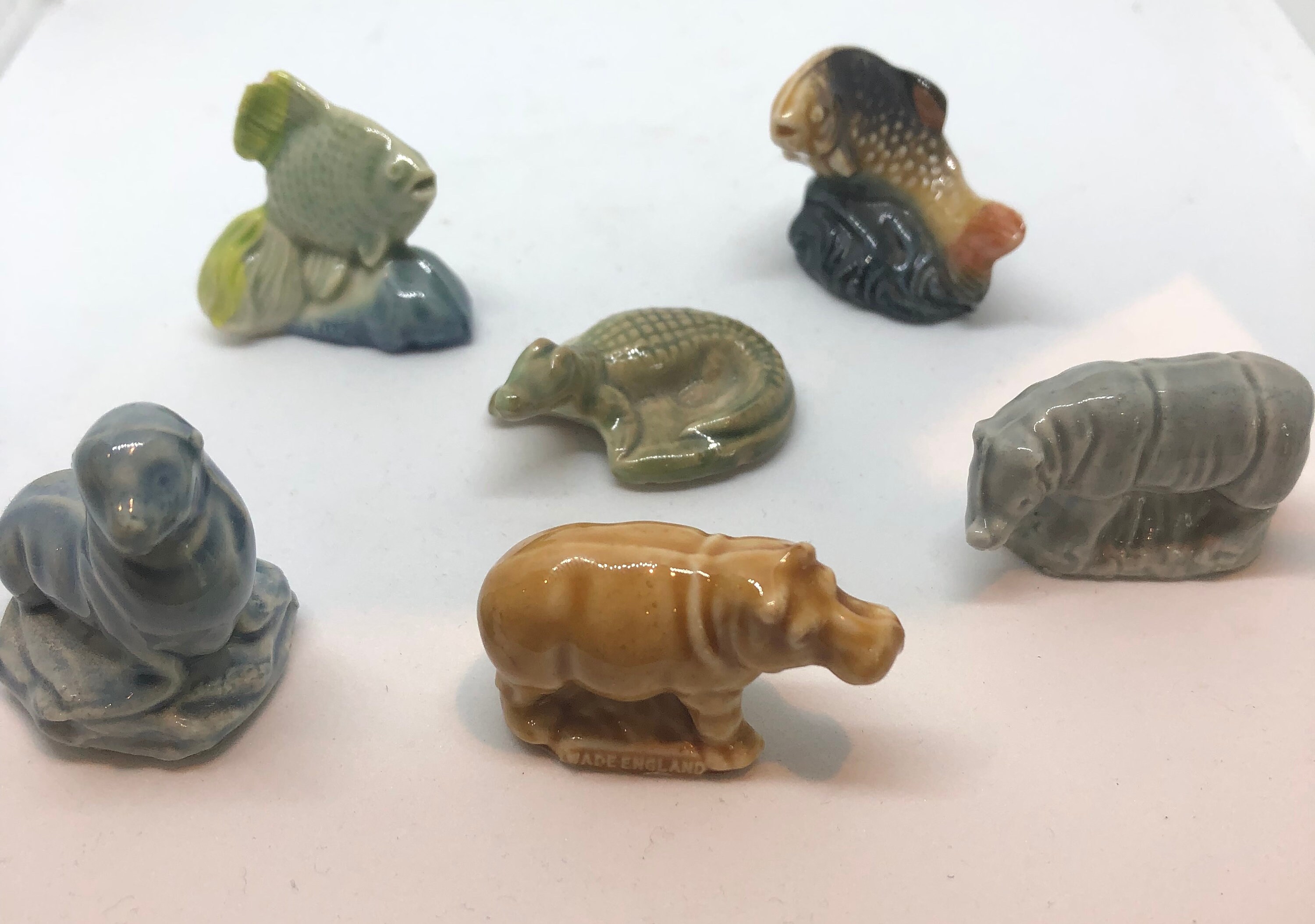 Vintage Red Rose Wade Figurines price/figure Etsy