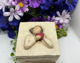 Small Willow Tree Trinket Box - "From the Heart"