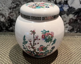 English Sadler Floral Ginger Jar